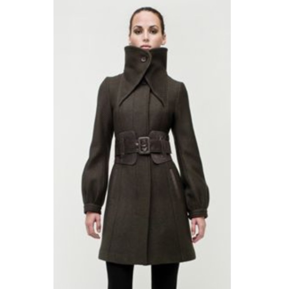 Mackage Tessy Trench Coat in Charcoal